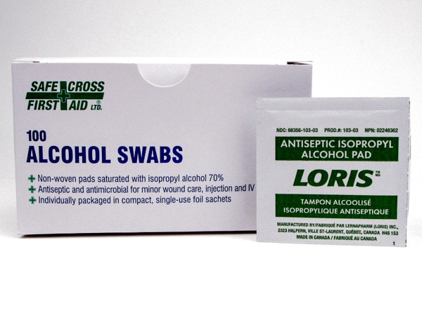 loris alcohol swabs