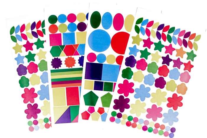 Assorted Sticker Shapes /720