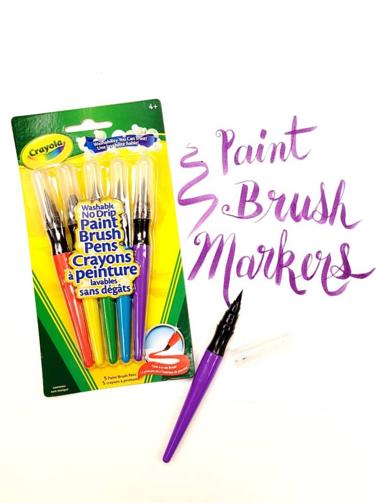 Paint Brush Markers J&J Crafts