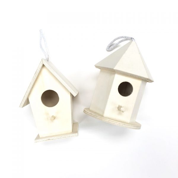 Wood Bird House - J&amp;J Crafts