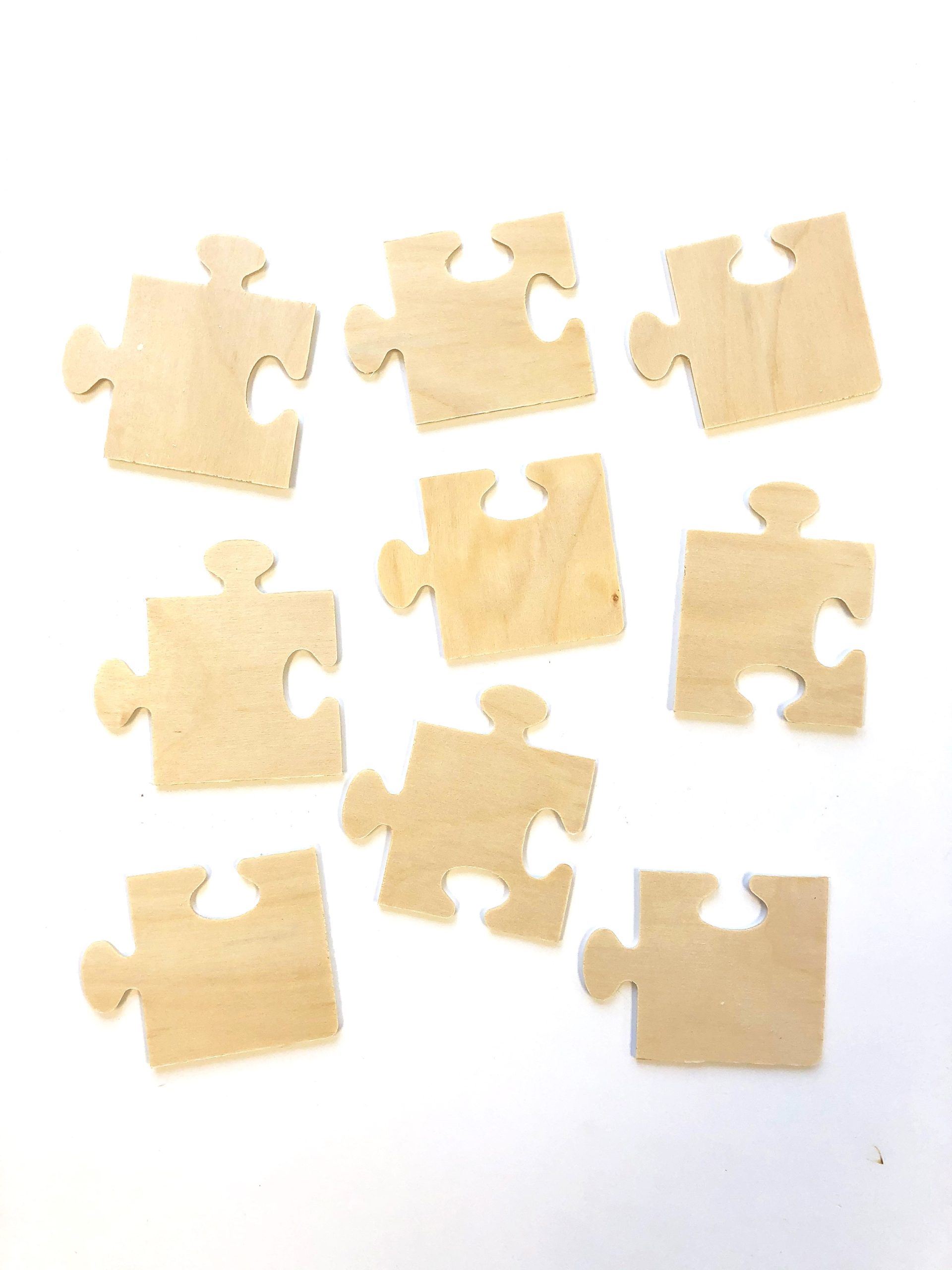 Wood Puzzle Pieces - J&J Crafts